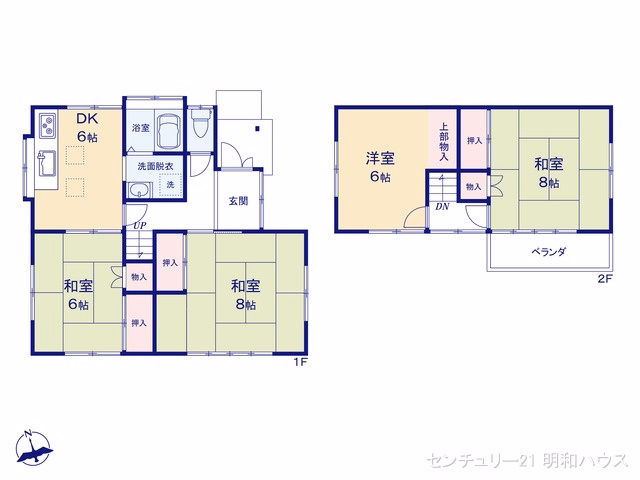 川越市石原町2丁目 間取図