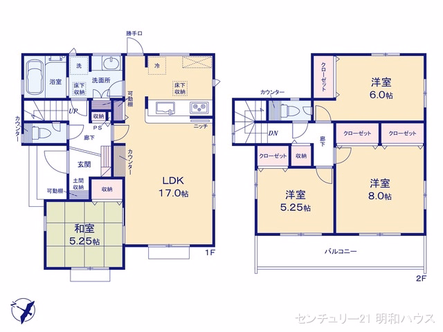日高市高麗川1丁目(戸建)02 間取図