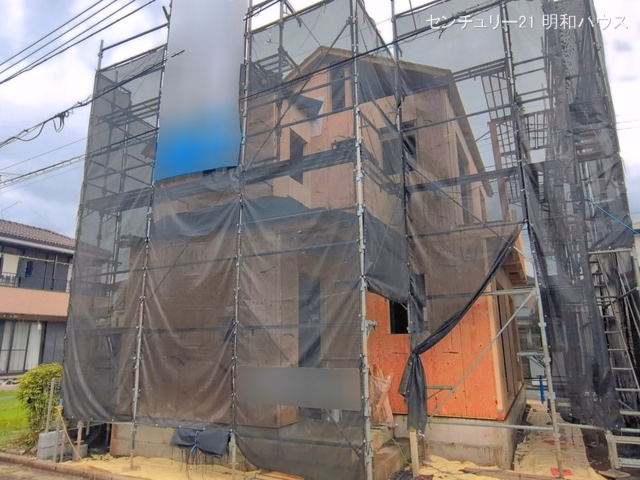 川越市大字的場(戸建)A 上棟
