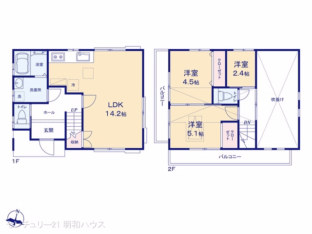 川越市今成1丁目 間取図