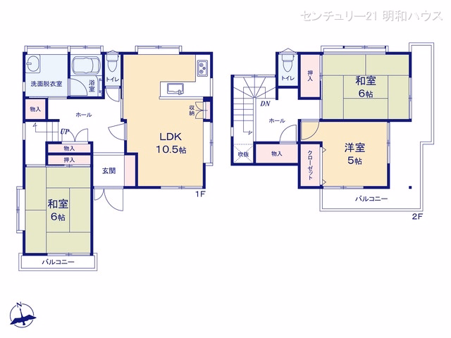坂戸市西坂戸2丁目 間取図