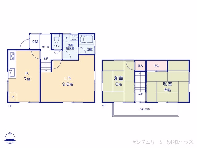 比企郡川島町八幡4丁目 間取図