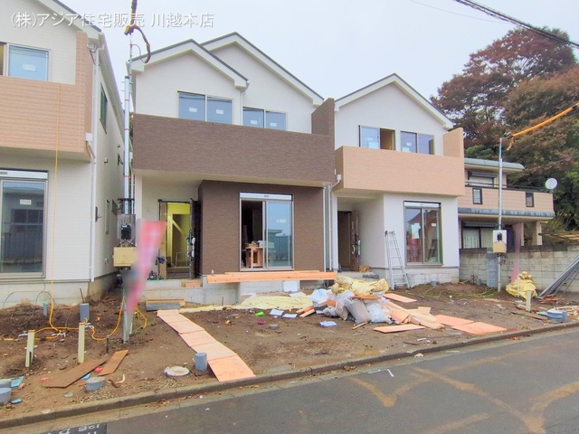 埼玉県川越市郭町２丁目の新築戸建て外構写真 2024年11月14日撮影
