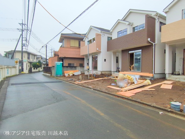 埼玉県川越市郭町２丁目の新築戸建て外構写真 2024年11月14日撮影