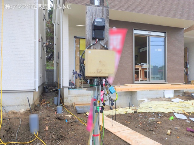 埼玉県川越市郭町２丁目の新築戸建て外構写真 2024年11月14日撮影