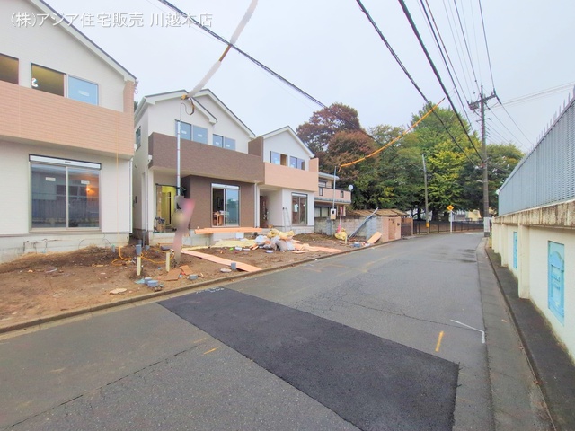 埼玉県川越市郭町２丁目の新築戸建て外構写真 2024年11月14日撮影