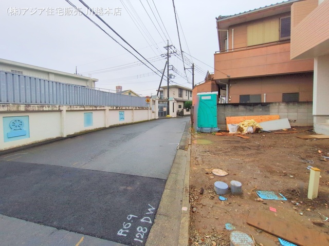 埼玉県川越市郭町２丁目の新築戸建て外構写真 2024年11月14日撮影