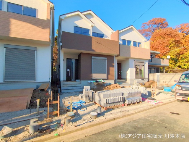 埼玉県川越市郭町２丁目の新築戸建て外構写真 2024年12月1日撮影