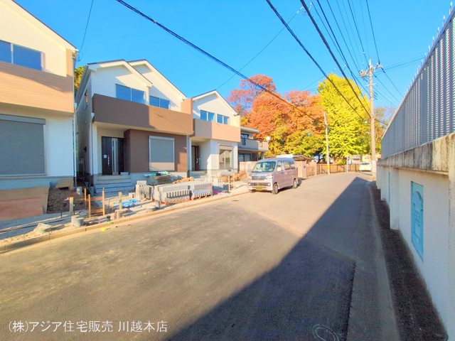 埼玉県川越市郭町２丁目の新築戸建て外構写真 2024年12月1日撮影