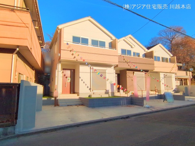 埼玉県川越市郭町２丁目の新築戸建て完成写真 2024年12月26日撮影