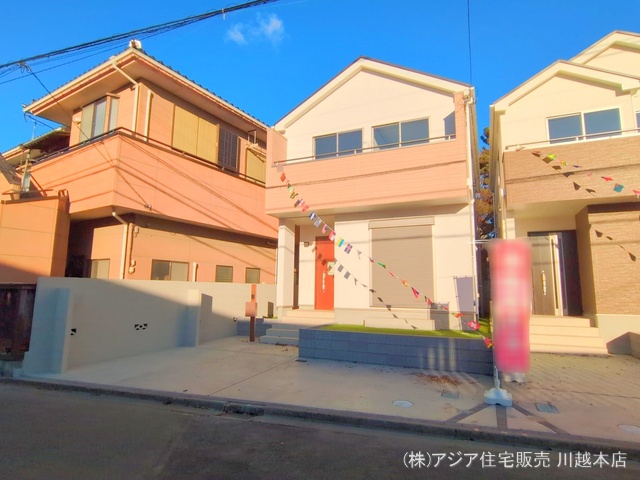埼玉県川越市郭町２丁目の新築戸建て完成写真 2024年12月26日撮影