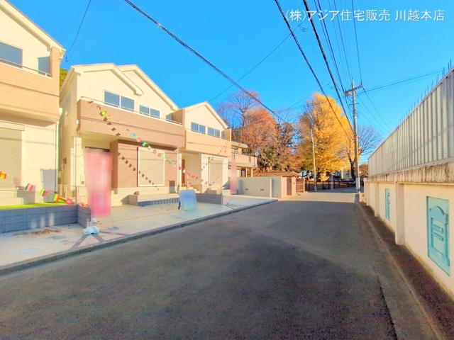 埼玉県川越市郭町２丁目の新築戸建て完成写真 2024年12月26日撮影