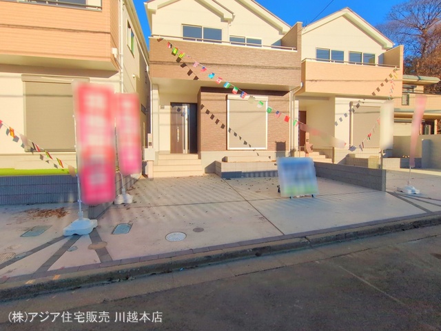 埼玉県川越市郭町２丁目の新築戸建て完成写真 2024年12月26日撮影