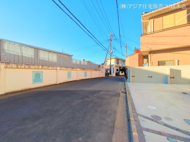 埼玉県川越市郭町２丁目の新築戸建て完成写真 2024年12月26日撮影