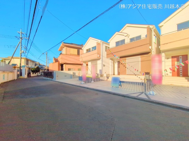 埼玉県川越市郭町２丁目の新築戸建て完成写真 2024年12月26日撮影