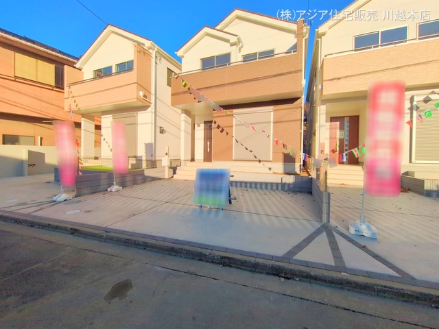 埼玉県川越市郭町２丁目の新築戸建て完成写真 2024年12月26日撮影