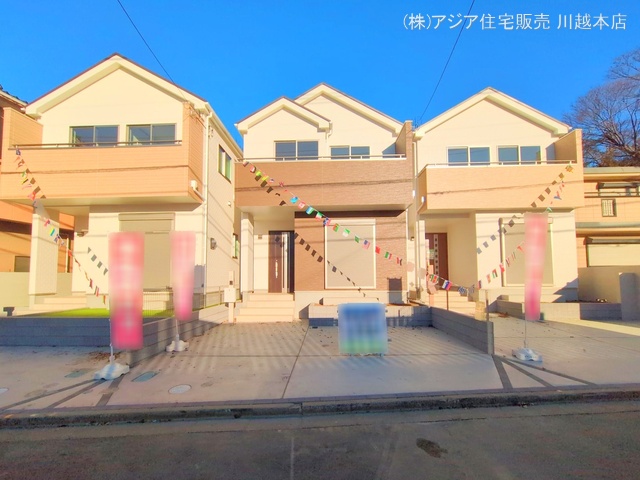 埼玉県川越市郭町２丁目の新築戸建て完成写真 2024年12月26日撮影