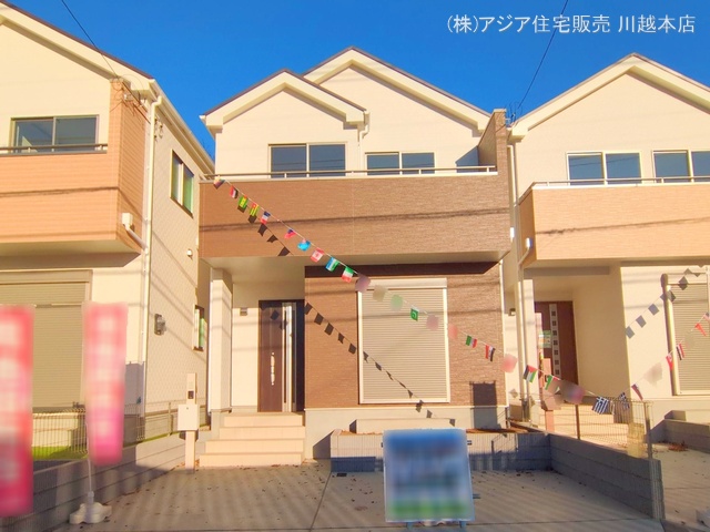埼玉県川越市郭町２丁目の新築戸建て完成写真 2024年12月26日撮影