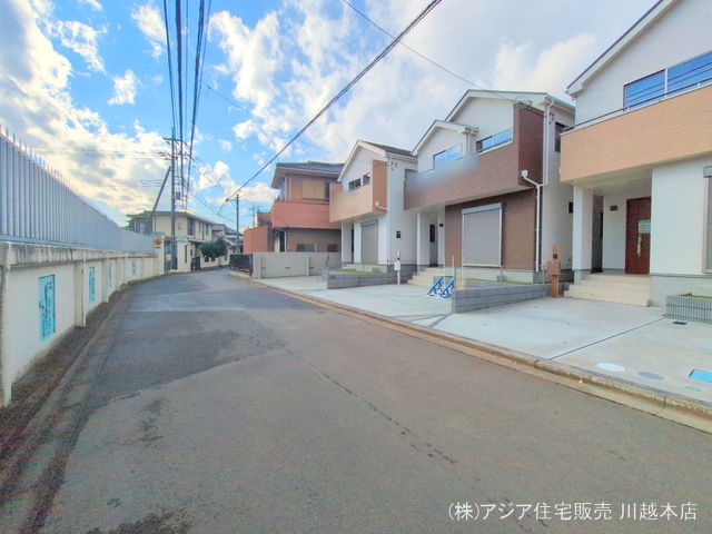 埼玉県川越市郭町２丁目の新築戸建て完成写真 2025年1月6日撮影