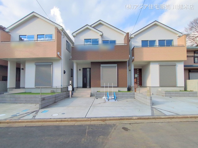 埼玉県川越市郭町２丁目の新築戸建て完成写真 2025年1月6日撮影