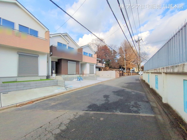 埼玉県川越市郭町２丁目の新築戸建て完成写真 2025年1月6日撮影