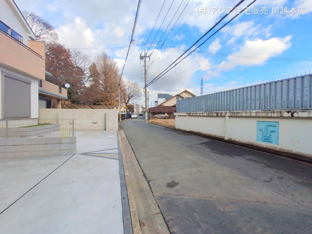 埼玉県川越市郭町２丁目の新築戸建て完成写真 2025年1月6日撮影