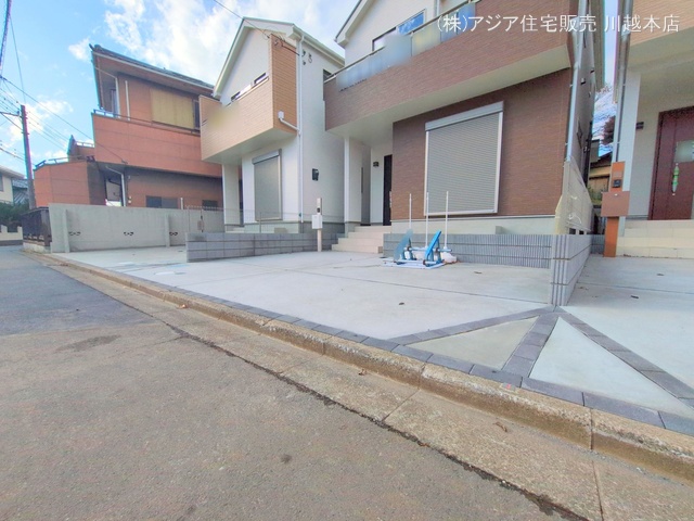 埼玉県川越市郭町２丁目の新築戸建て完成写真 2025年1月6日撮影