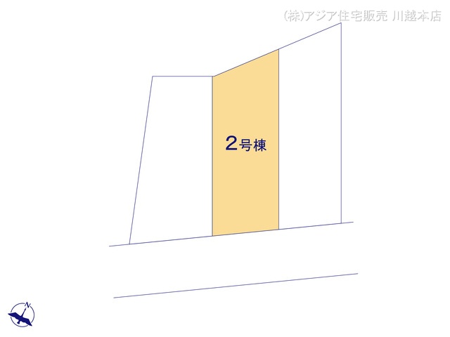 埼玉県川越市郭町2丁目の新築戸建て全体区画図 ※図面と異なる場合は現況を優先