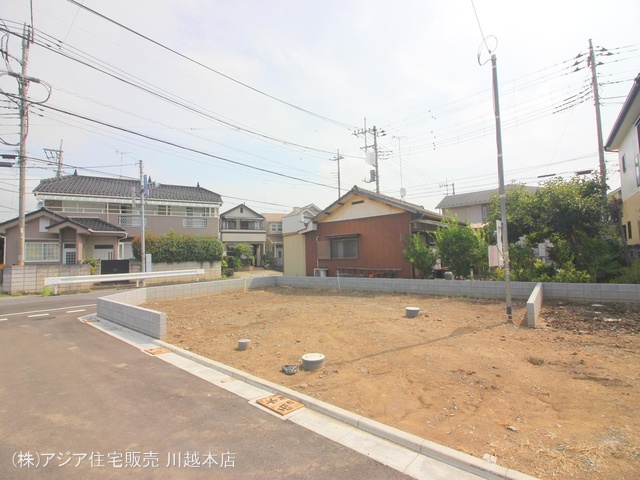 埼玉県川越市今成1丁目の新築戸建て更地・土地写真 2024年8月18日撮影