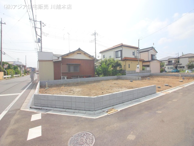 埼玉県川越市今成1丁目の新築戸建て更地・土地写真 2024年8月18日撮影