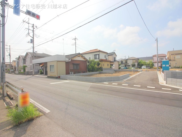 埼玉県川越市今成1丁目の新築戸建て更地・土地写真 2024年8月18日撮影