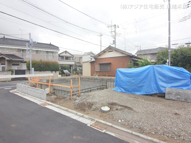 埼玉県川越市今成1丁目の新築戸建て基礎写真 2024年9月2日撮影