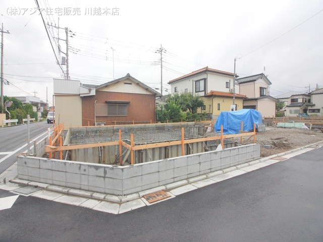 埼玉県川越市今成1丁目の新築戸建て基礎写真 2024年9月2日撮影