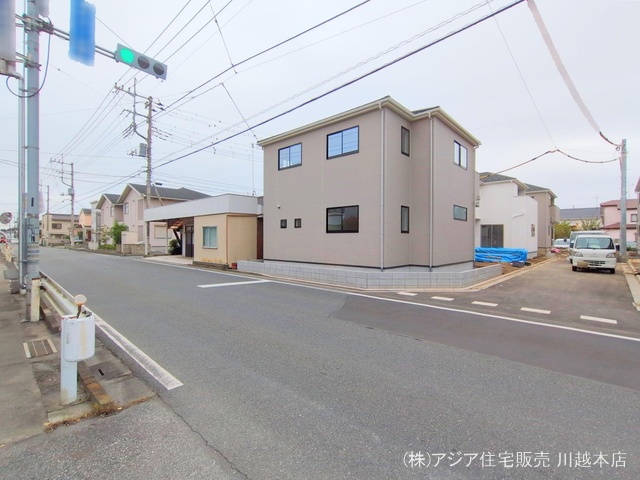 埼玉県川越市今成1丁目の新築戸建て外構写真 2024年10月28日撮影