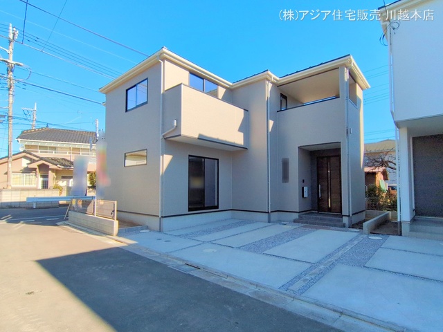 埼玉県川越市今成1丁目の新築戸建て完成写真 2024年12月22日撮影