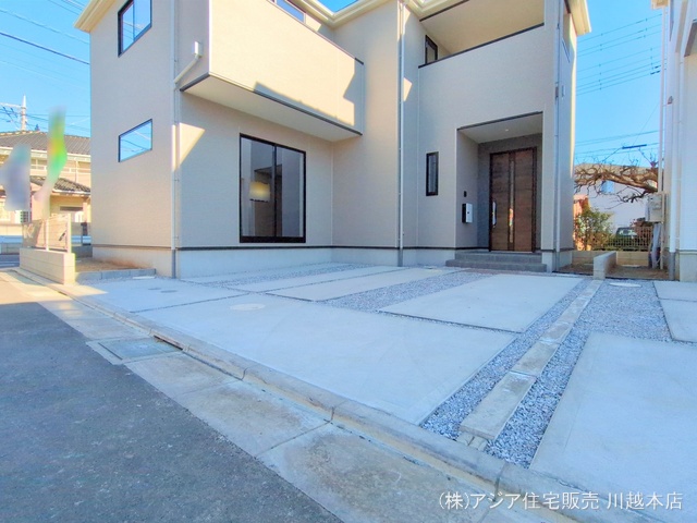 埼玉県川越市今成1丁目の新築戸建て完成写真 2024年12月22日撮影