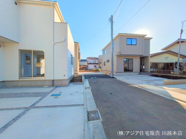 埼玉県川越市今成1丁目の新築戸建て完成写真 2025年1月8日撮影