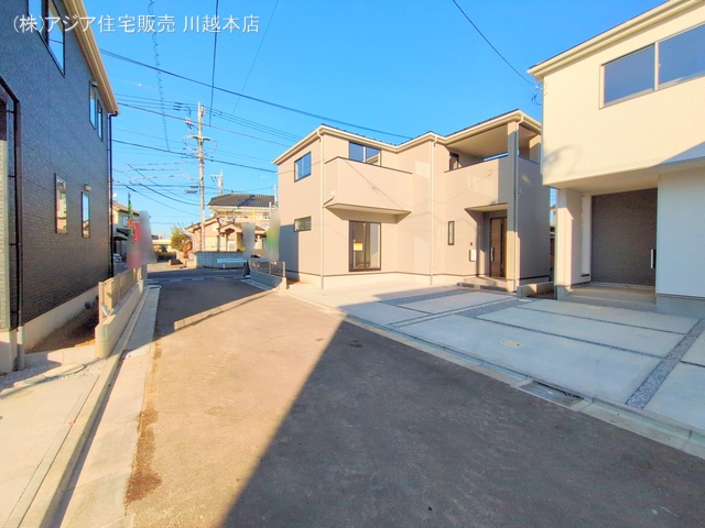 埼玉県川越市今成1丁目の新築戸建て完成写真 2025年1月8日撮影