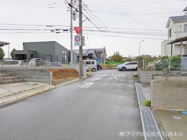 埼玉県狭山市大字水野の新築戸建て更地・土地写真 2024年10月24日撮影