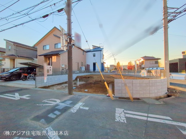 埼玉県狭山市大字水野の新築戸建て更地・土地写真 2024年12月15日撮影