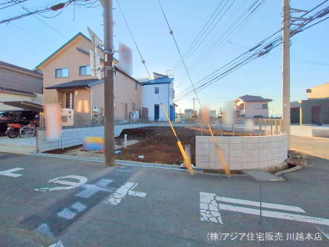 埼玉県狭山市大字水野の新築戸建て更地・土地写真 2025年1月8日撮影