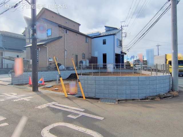 埼玉県狭山市大字水野の新築戸建て更地・土地写真 2025年2月3日撮影