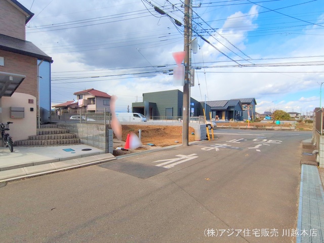 埼玉県狭山市大字水野の新築戸建て更地・土地写真 2025年2月3日撮影