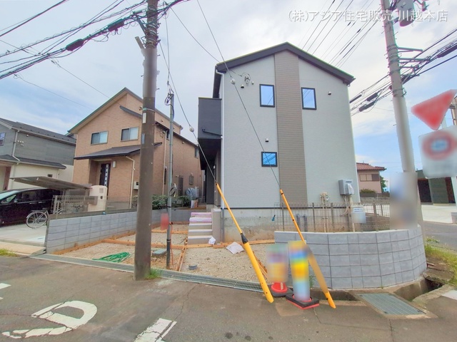 埼玉県狭山市大字水野の新築戸建て外構写真 2025年9月2日撮影