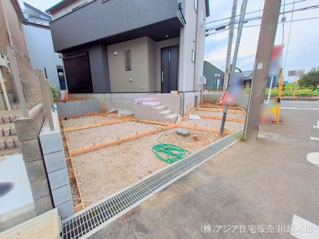 埼玉県狭山市大字水野の新築戸建て外構写真 2025年9月2日撮影
