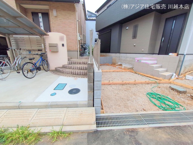埼玉県狭山市大字水野の新築戸建て外構写真 2025年9月2日撮影
