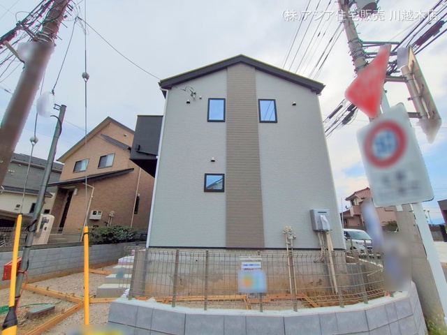 埼玉県狭山市大字水野の新築戸建て外構写真 2025年9月2日撮影