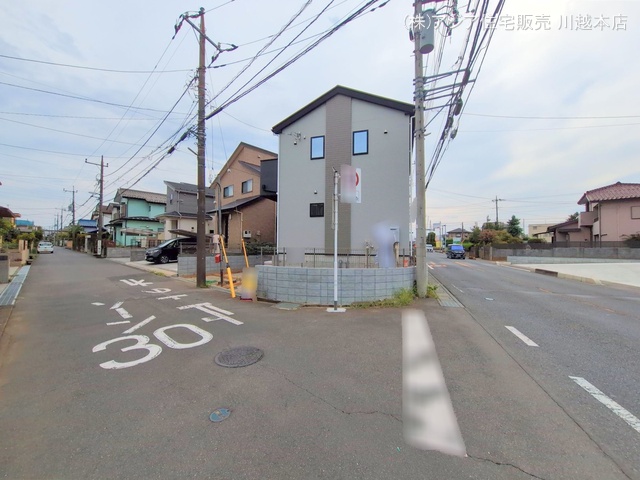 埼玉県狭山市大字水野の新築戸建て外構写真 2025年9月2日撮影