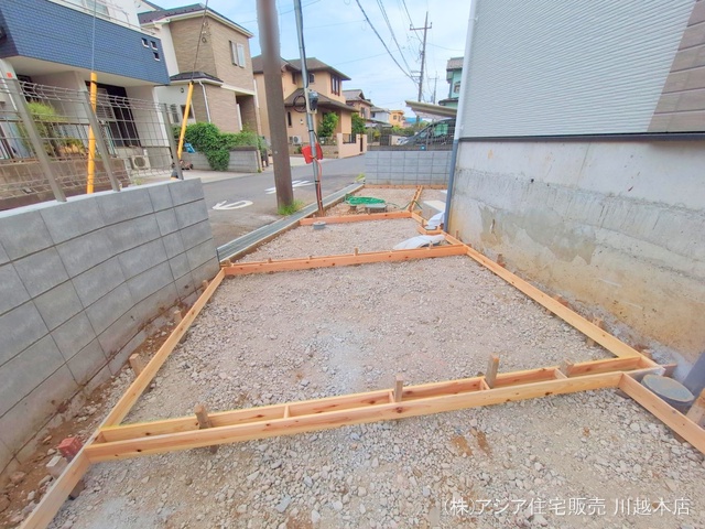 埼玉県狭山市大字水野の新築戸建て外構写真 2025年9月2日撮影