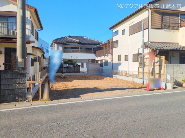 埼玉県川越市大字豊田本の新築戸建て更地・土地写真 2024年11月18日撮影